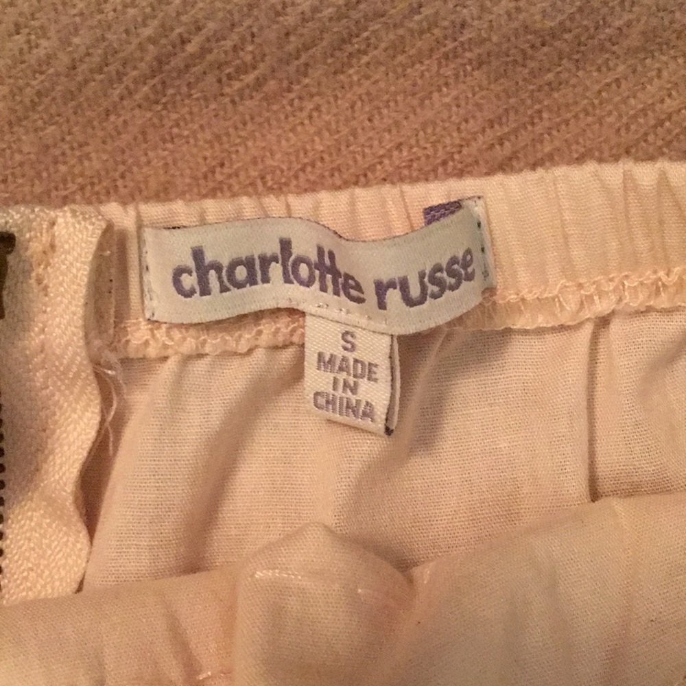 Charlotte Russe peach strapless dress size S - Picture 5 of 5